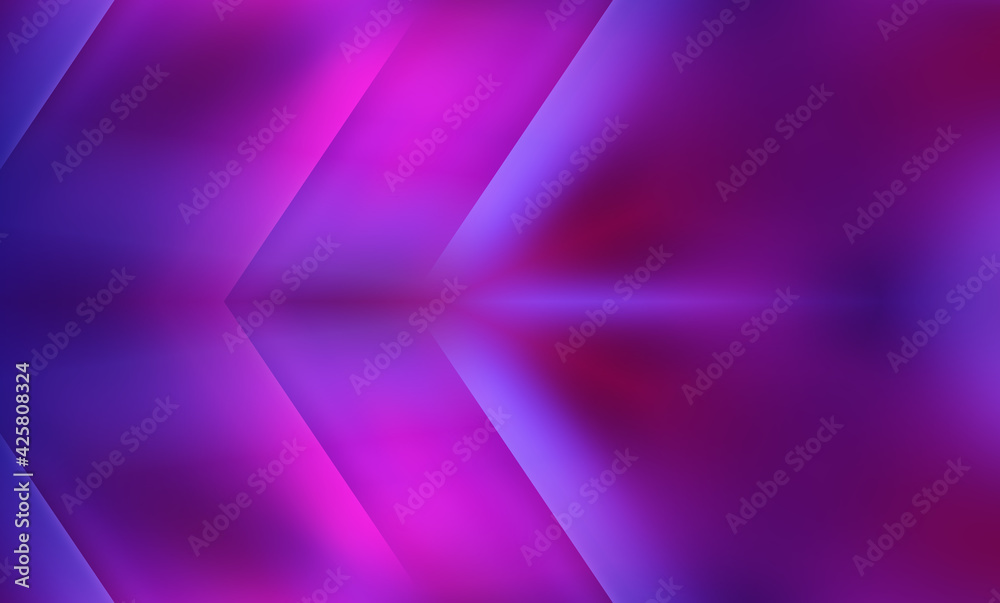 Ultraviolet abstract background. Neon colored lines. Blurry neon glow.