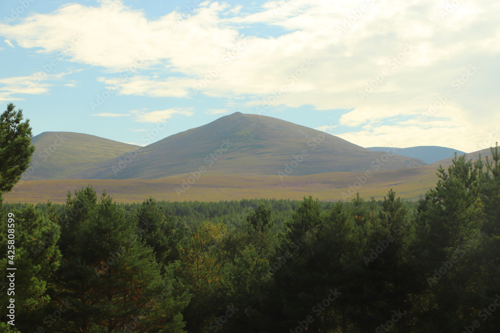 View out from high up in the Cairngorms