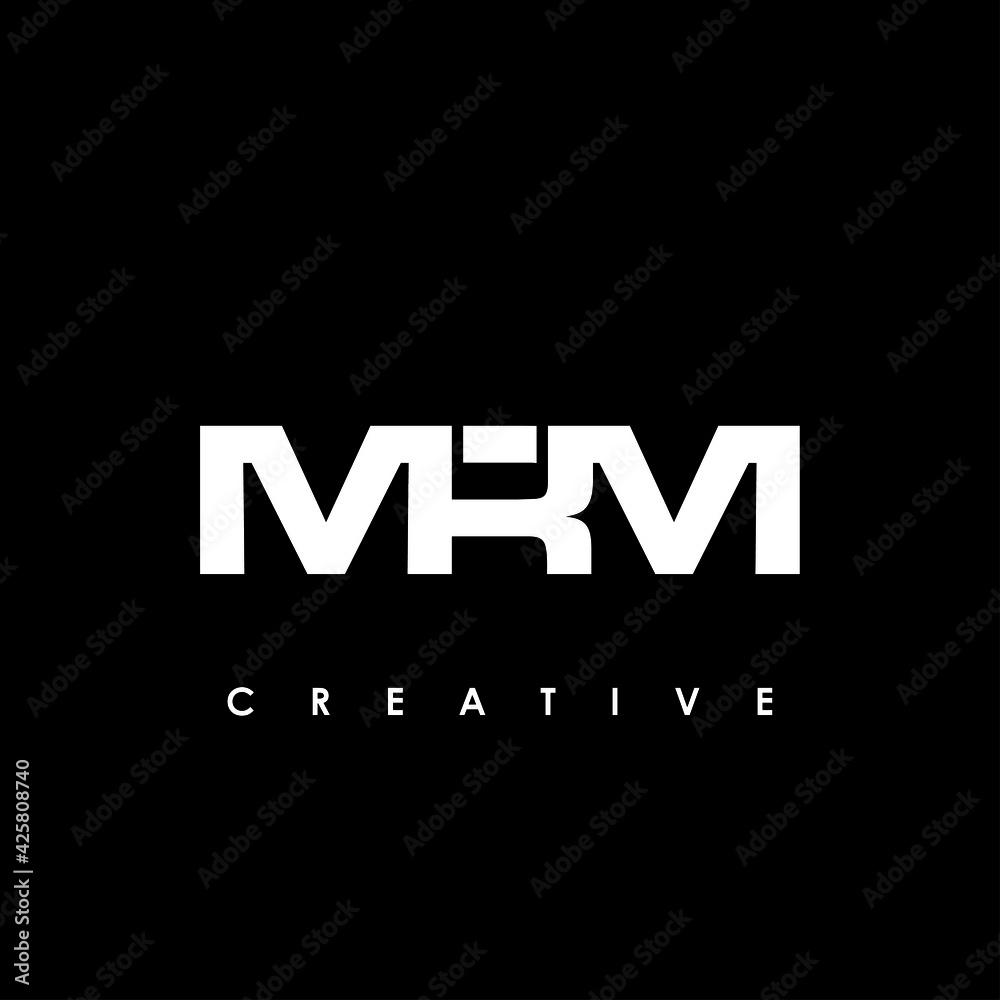 MRM Letter Initial Logo Design Template Vector Illustration