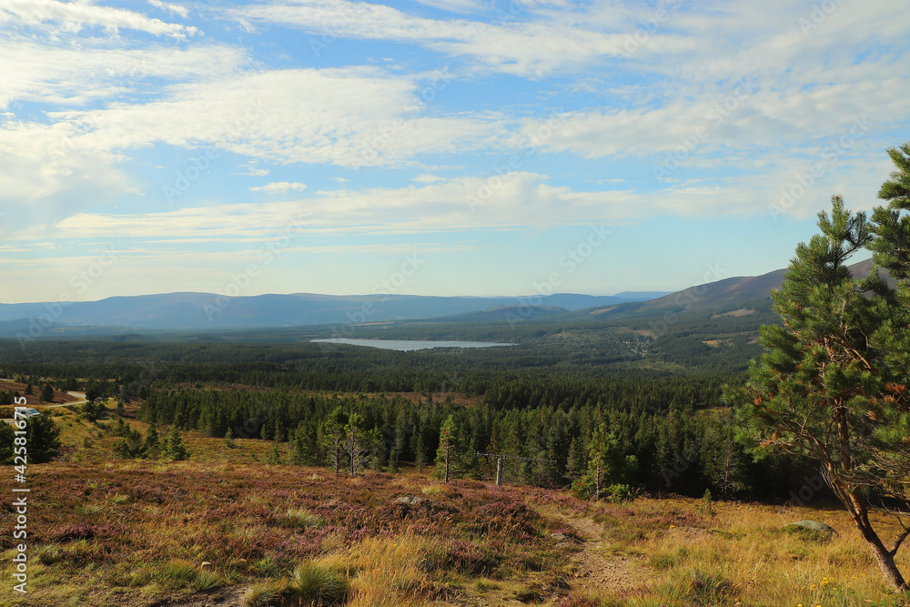 View out from high up in the Cairngorms