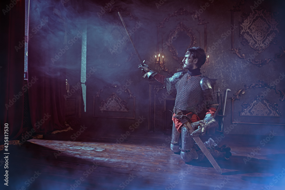 Naklejka premium hero of military novel