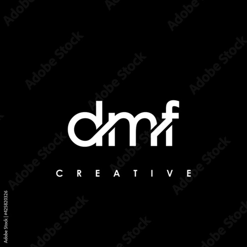 DMF Letter Initial Logo Design Template Vector Illustration photo