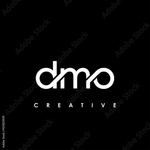 DMO Letter Initial Logo Design Template Vector Illustration