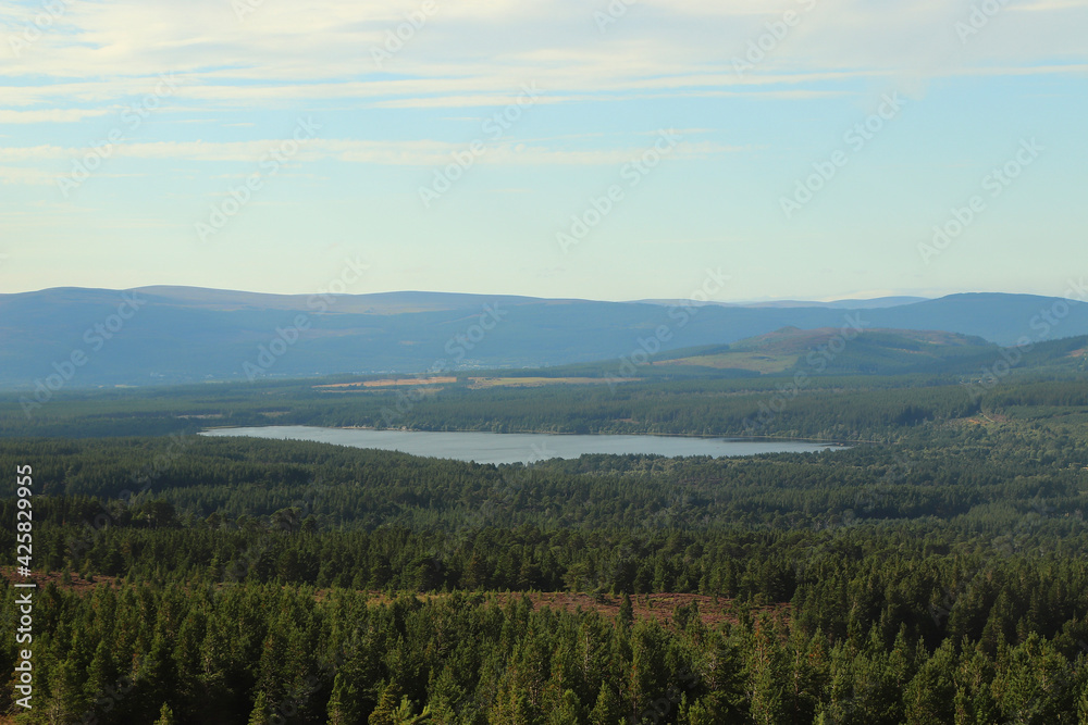 View out from high up in the Cairngorms