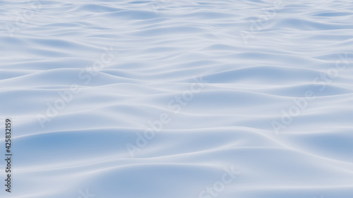 Winter snow hills landscape. snowdrift background of winter decoration. Snowy mountains frozen hills texture . White water