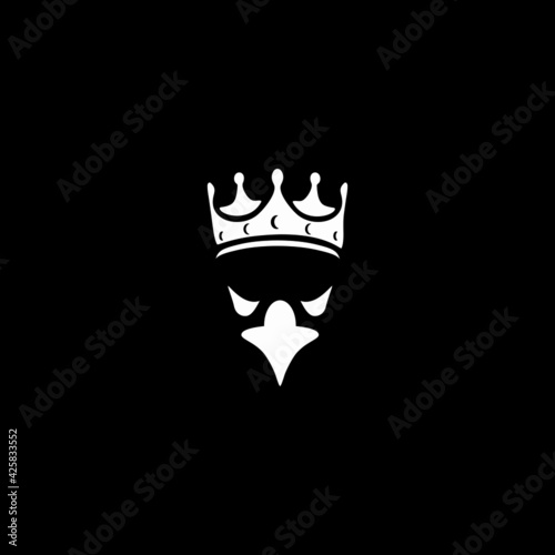 simple eagle icon logo vector illustration