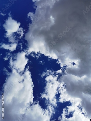 blue sky with clouds