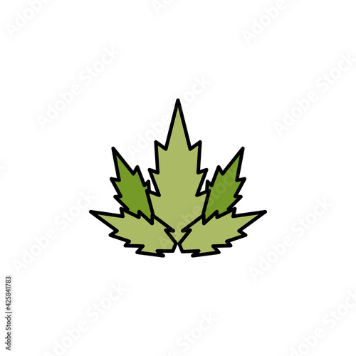 plant for spa outline icon. Signs and symbols can be used for web, logo, mobile app, UI, UX