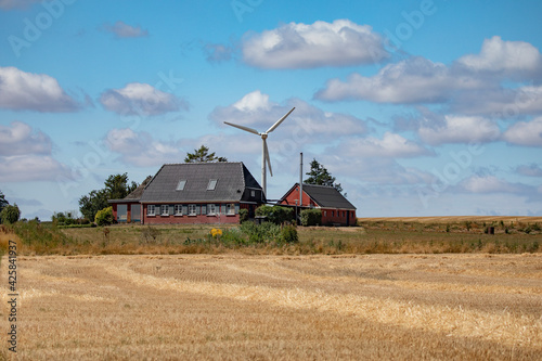 Wind turbin in the countryside in Denmark © Gunnar E Nilsen