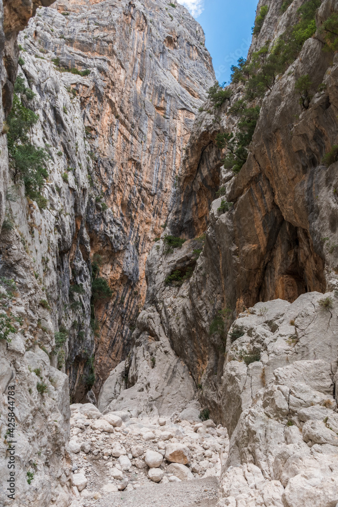 Canyon of Gorropu in the Supramonte of Urzulei (Sardinia, Italy) Canyon of Gorropu in the Supramonte of Urzulei (Sardinia, Italy)