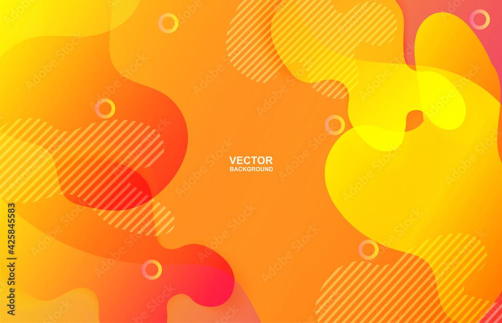 Abstract. Colorful geometric shape overlap background. light and shadow. vector.