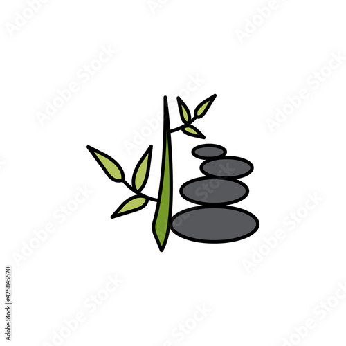 walkway plant outline icon. Signs and symbols can be used for web, logo, mobile app, UI, UX