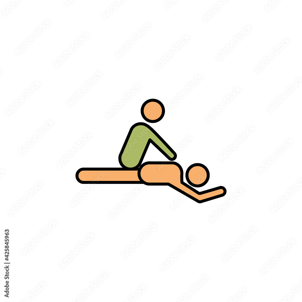 massage and spa outline icon. Signs and symbols can be used for web, logo, mobile app, UI, UX massage and spa outline icon. Signs and symbols can be used for web, logo, mobile app, UI, UX