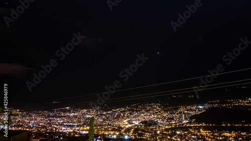Timelapse of the night stars