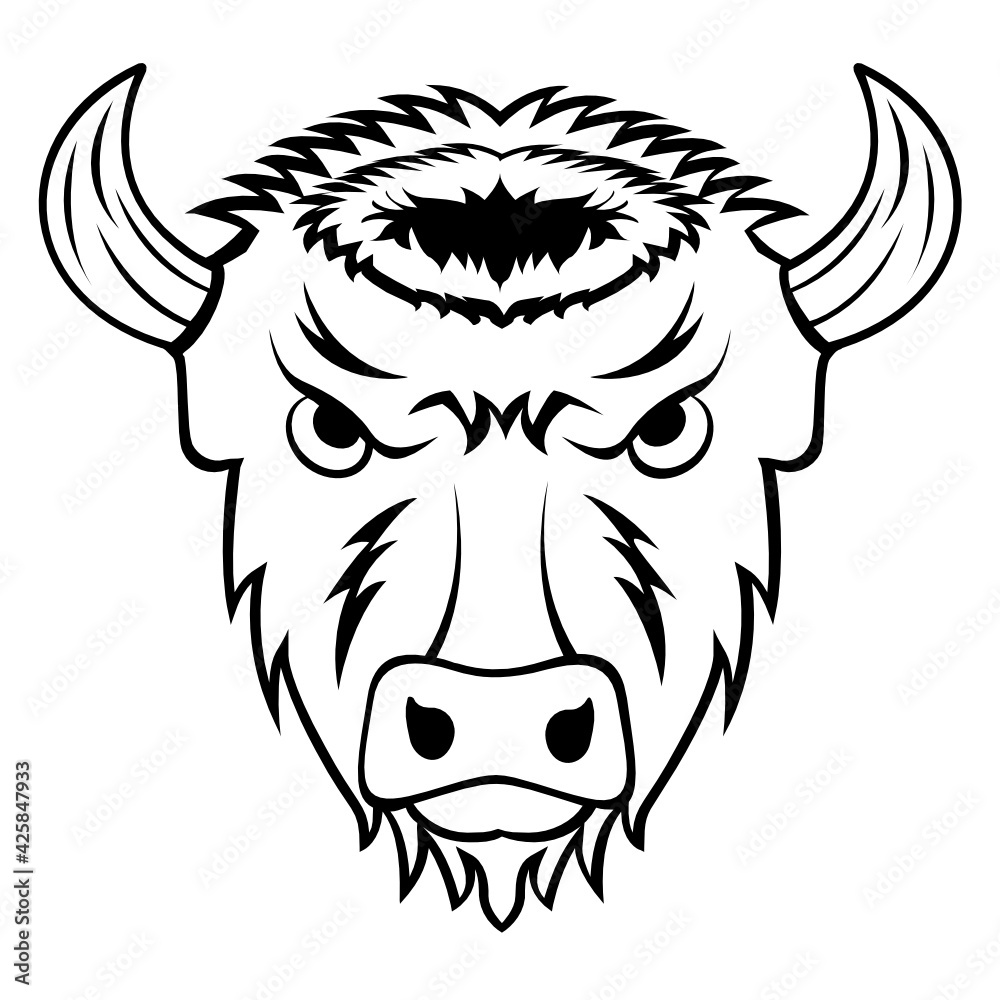 
Download this premium glyph icon of wild cow

