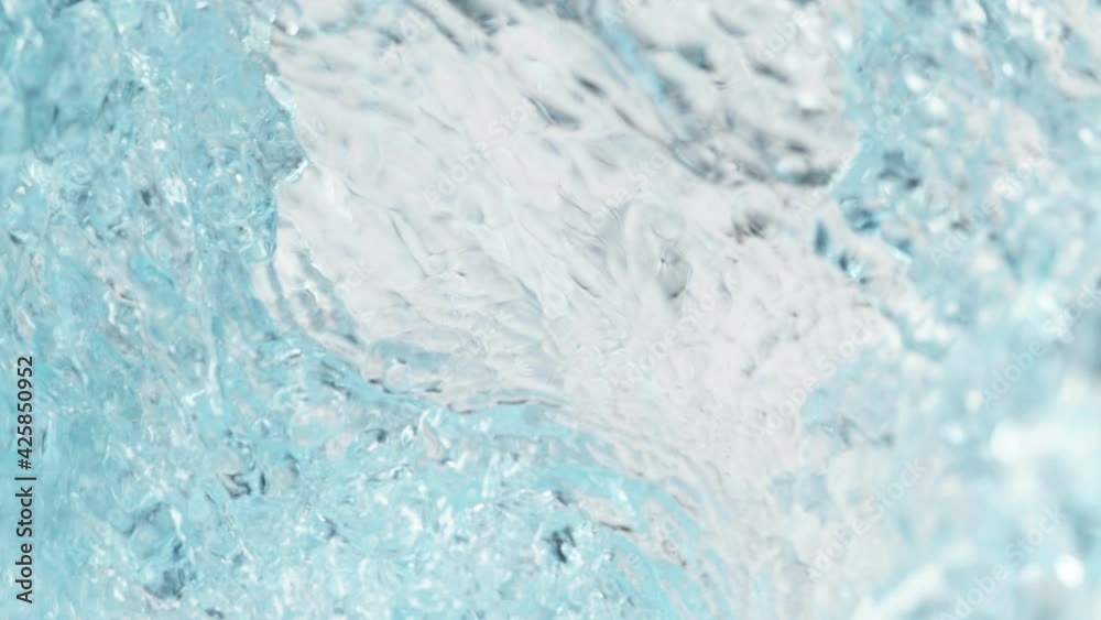 Super slow motion of splashing water, close-up. Filmed on high speed cinema camera, 1000 fps. Super slow motion of splashing water, close-up. Filmed on high speed cinema camera, 1000 fps.