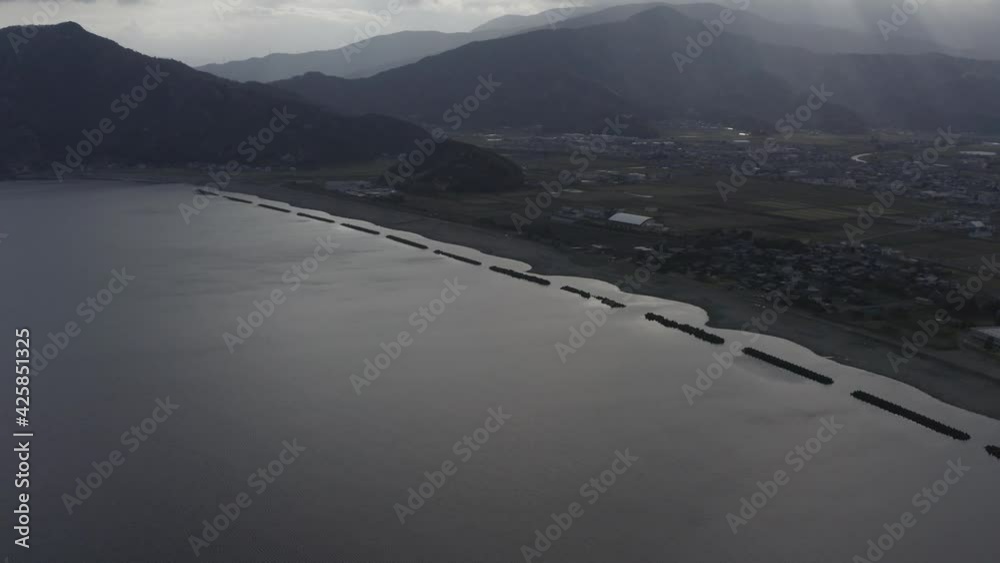 福井県 松原海岸から ドローン空撮 福井県 松原海岸から ドローン空撮