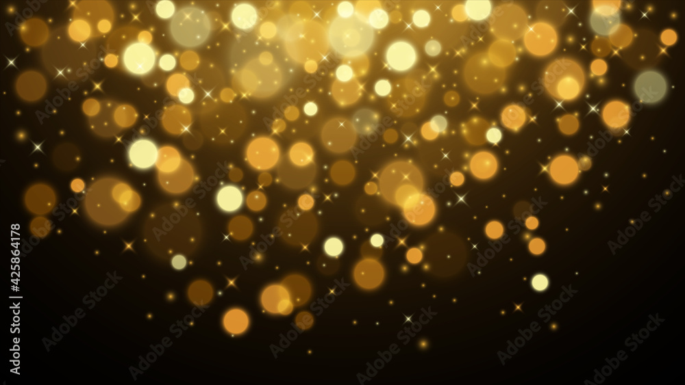 Gold glitter dust background. Vector texture Gold glitter dust background. Vector texture