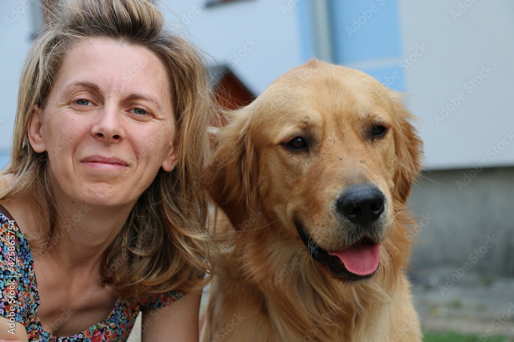 couple with dog couple with dog