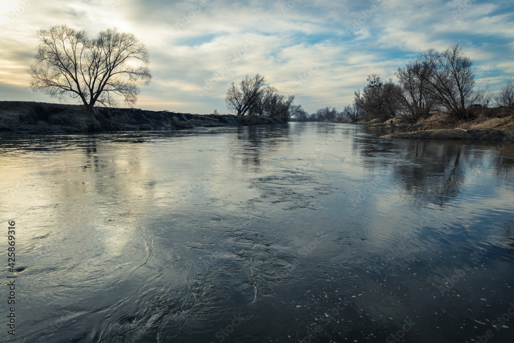 landscape on the riverside