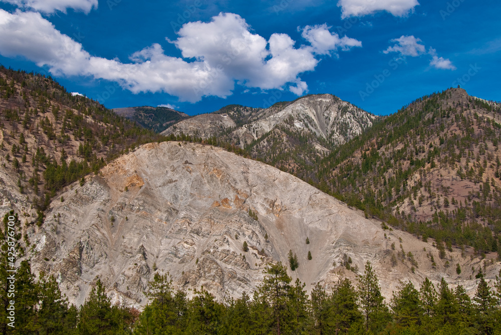 Gorgeous view at mountains at Thompson River. Gorgeous view at mountains at Thompson River.