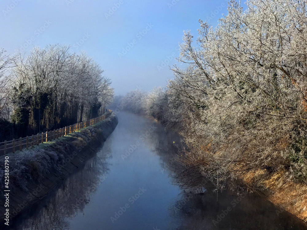 Canal in winter Canal in winter