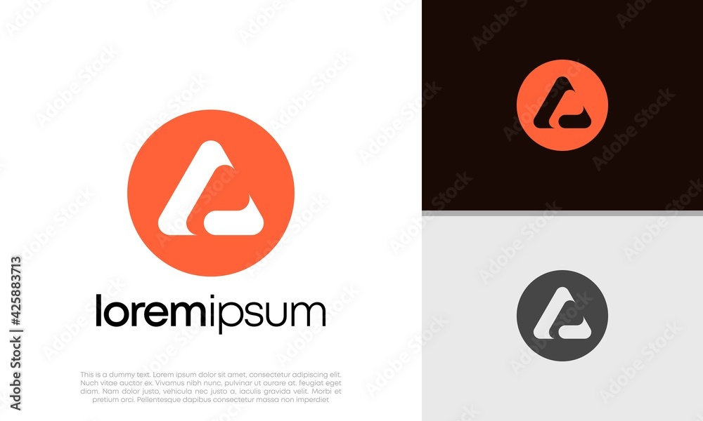 Initials A logo design. Initial Letter Logo. Technology Logo Design. Triagle Logo. Initials A logo design. Initial Letter Logo. Technology Logo Design. Triagle Logo.