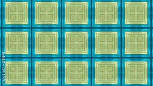 Multicolor Geometric Shapes Pattern in Retro, Animated vintage abstract background