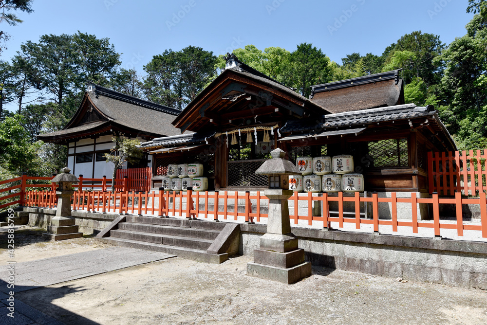 建勲神社 神門と神饌所 京都市 建勲神社 神門と神饌所 京都市