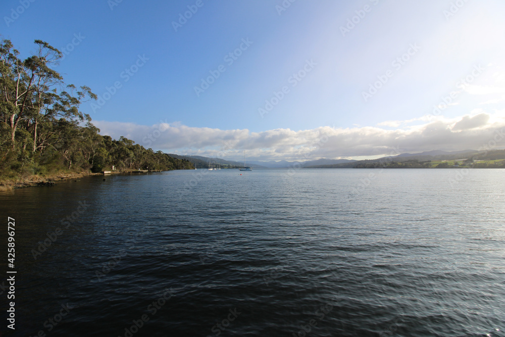 Huon River from Dock