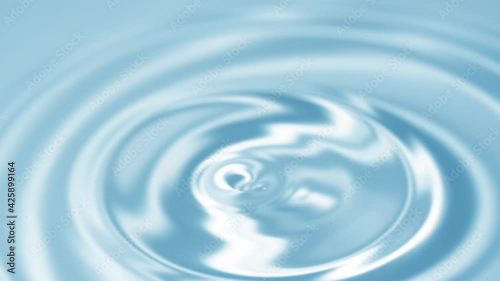 Water drop falling on water surface. Slow motion Water drop falling on water surface. Slow motion