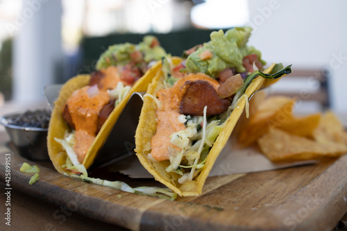 Fish Tacos with Guacamole