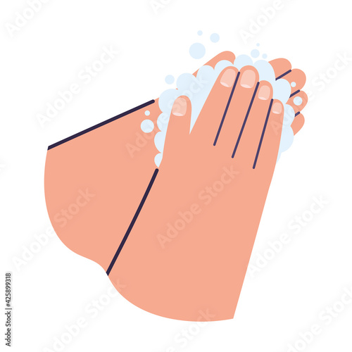 wash hands illustration