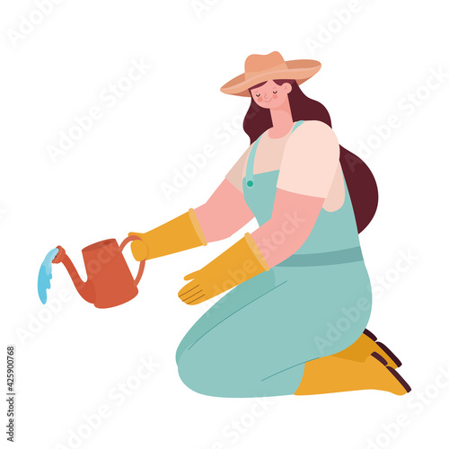 attractive woman illustration