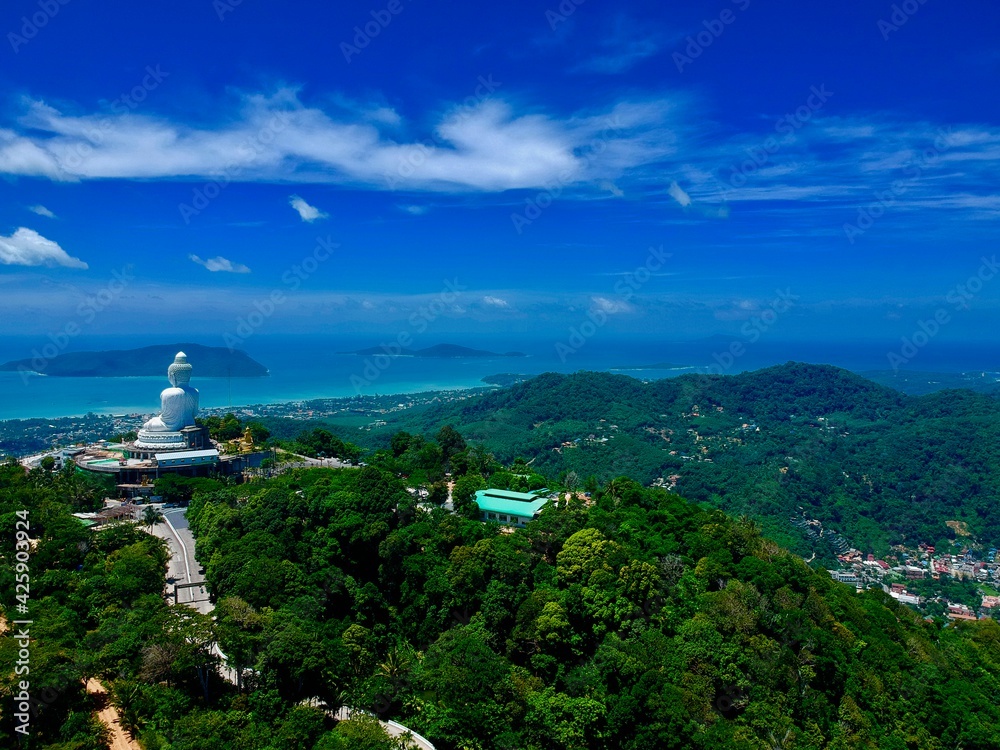 The island of Phuket thailand wonderful summer colours of blue green red. The island of Phuket thailand wonderful summer colours of blue green red.