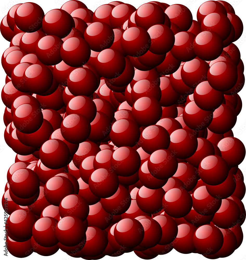 Textura de esferas rojas con efecto de brillo