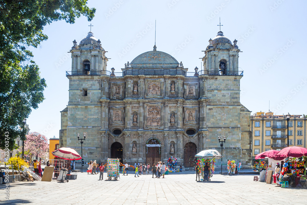 Oaxaca-México, Catedral de la ciudad de Oaxaca