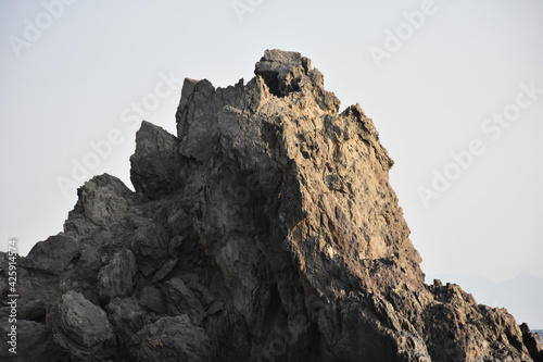 mountain peak in the morning