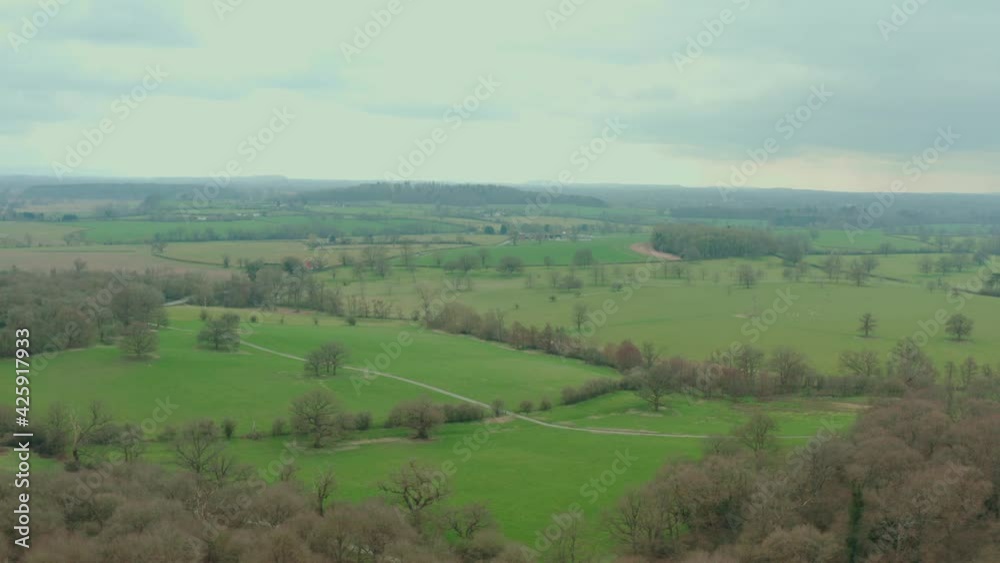 slow fly up over farmland slow fly up over farmland