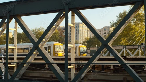 Charing Cross train station platform in London in Covid Pandemic Lockdown, 2020