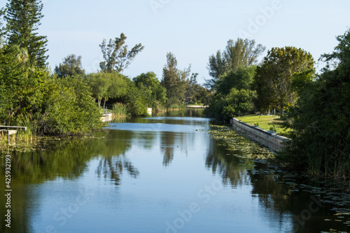 Canal in Cape Coral, Florida 1