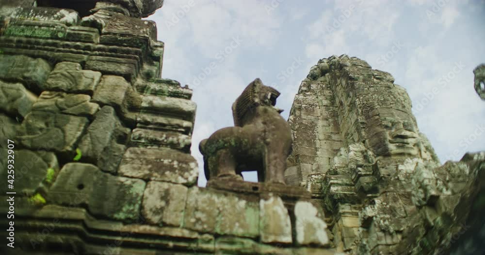The Bayon Temple at Angkor Thom in Siem Reap, Cambodia. The Bayon Temple at Angkor Thom in Siem Reap, Cambodia.
