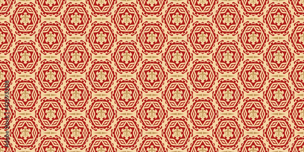 Decorative background pattern, wallpaper. Seamless pattern, texture for your design. Vector image 
