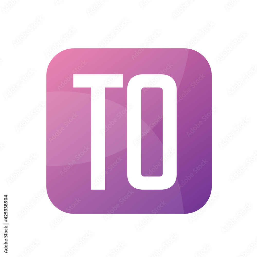 TO Letter Logo Design With Simple style TO Letter Logo Design With Simple style
