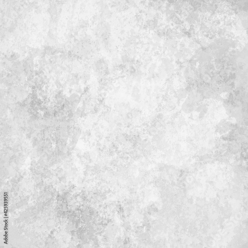 white background texture with old vintage grunge and peeling paint, antique silver white metal illustration