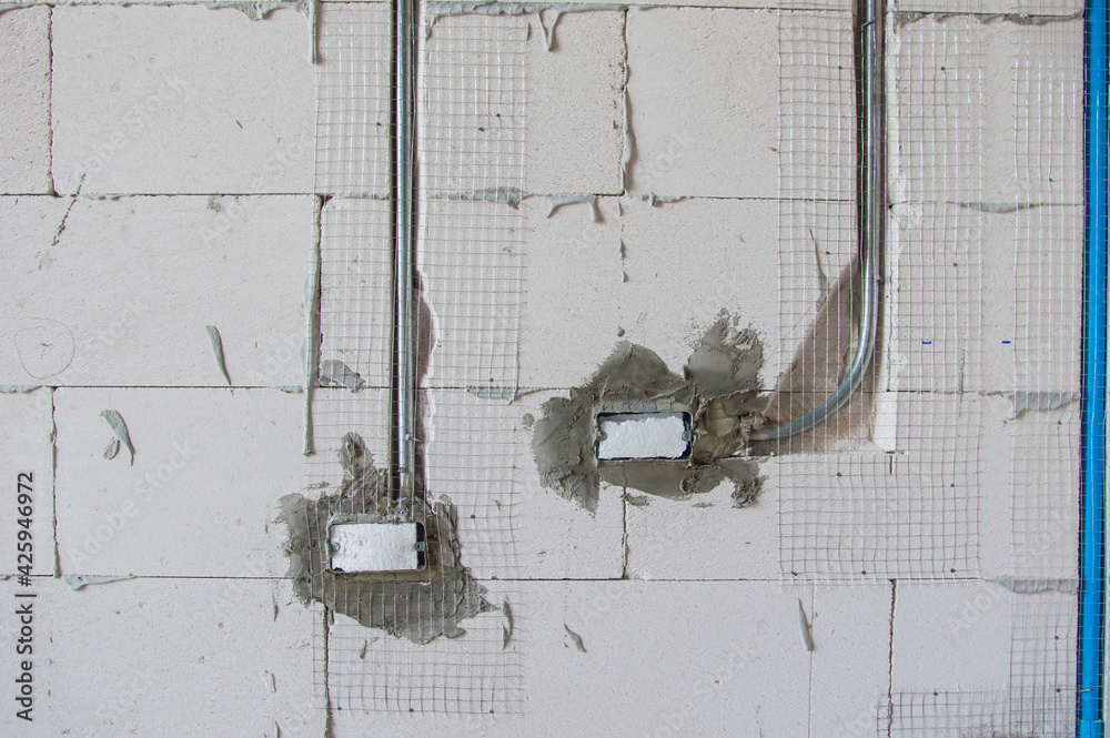 Galvanized electrical junction box and electrical metal conduit for