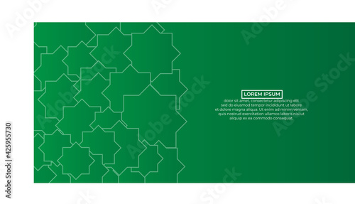 islamic illustration. muslims greeting card, invitation, poster, banner, abstract background design template. ramadan banner theme with shape
