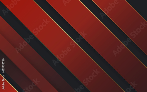 Illustration vector graphic of abstract black and red color background diagonal