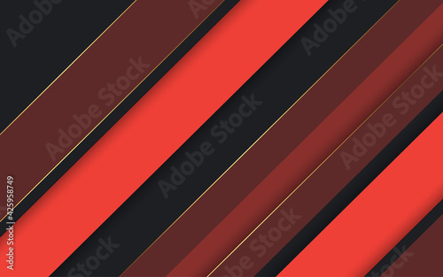 Illustration vector graphic of abstract black and red color background diagonal