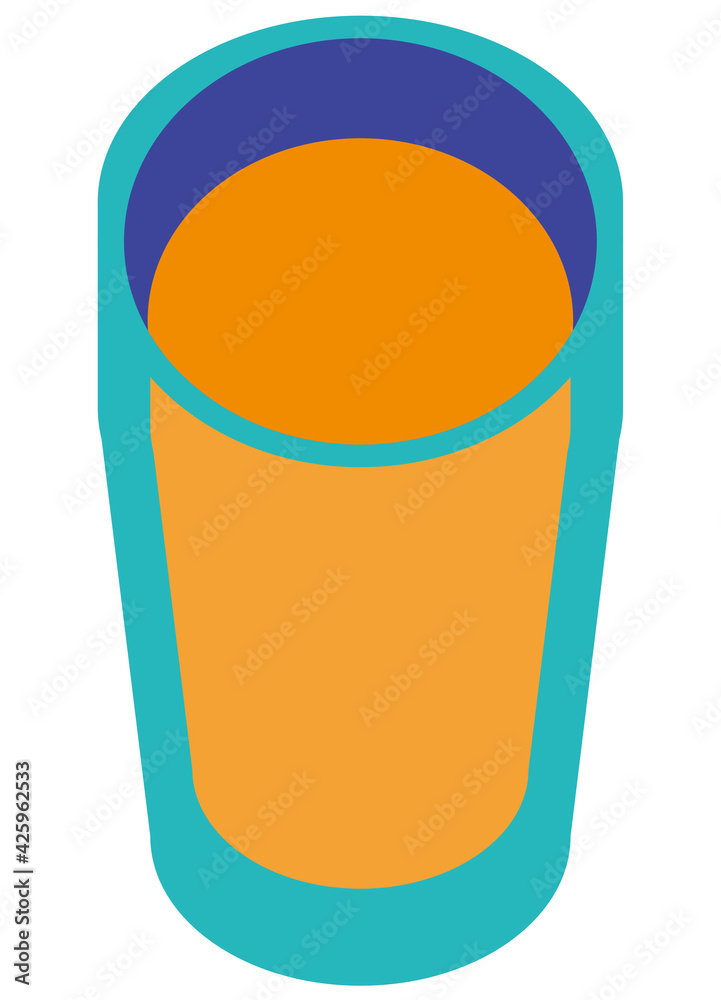 Orange juice in a glass Orange juice in a glass